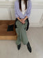 LOOSE ASYM V-CARDIGAN 2464
