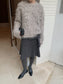 SHAGGY CREW KNIT 2499