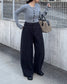 STRAIGHT WIDE PANTS 2222