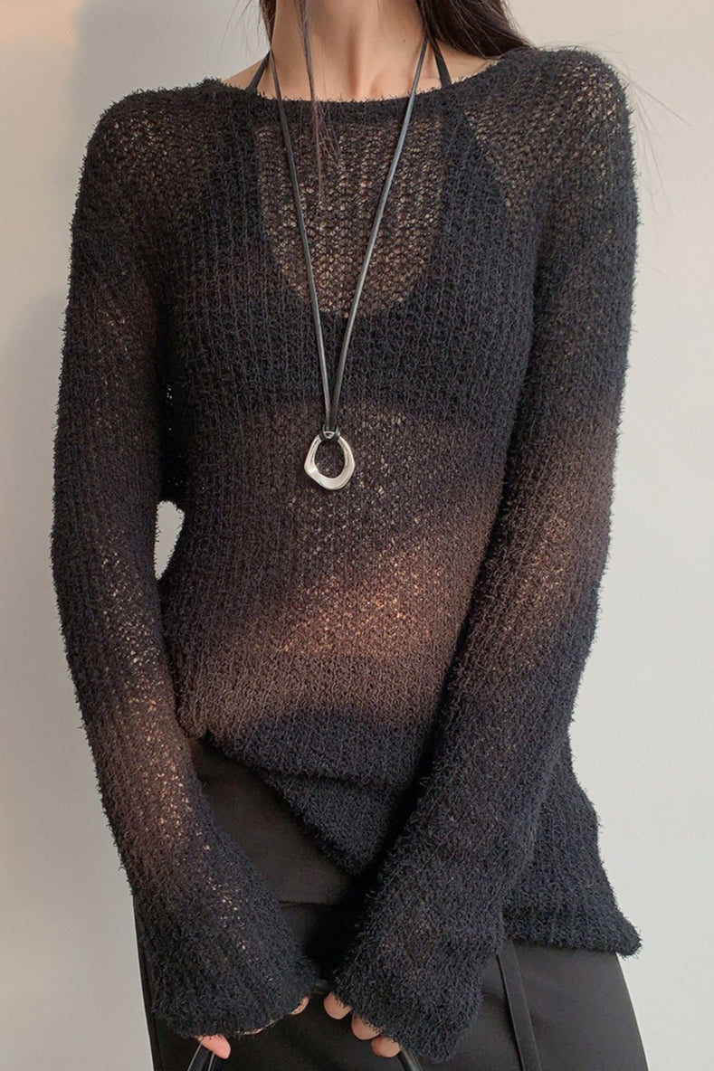 LOOSE ROUND NECK KNIT 2319