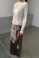 WRAP DETAIL LONG SKIRT 2308