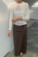 WRAP DETAIL LONG SKIRT 2308