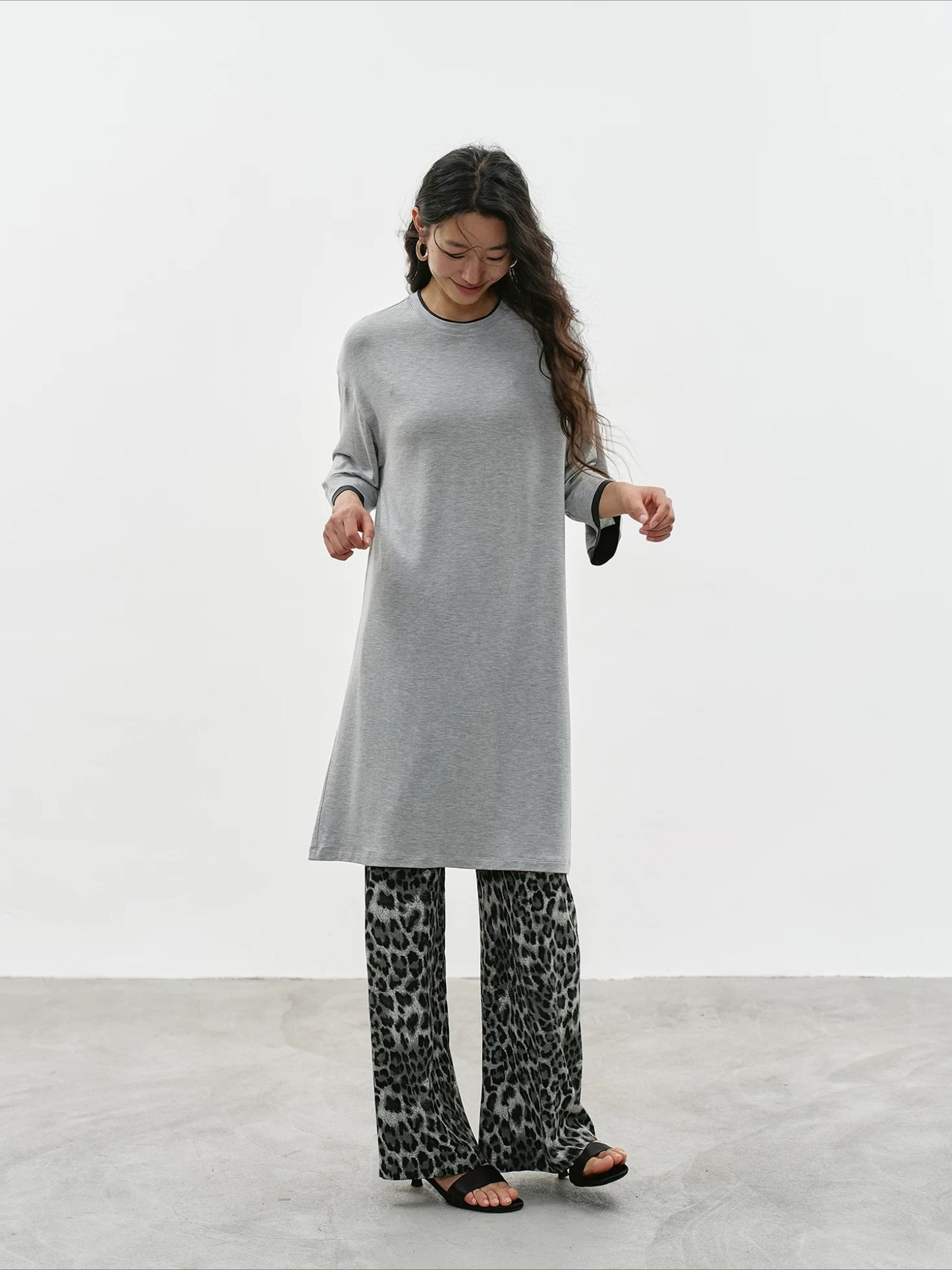 ニュアンスロングTシャツ2359