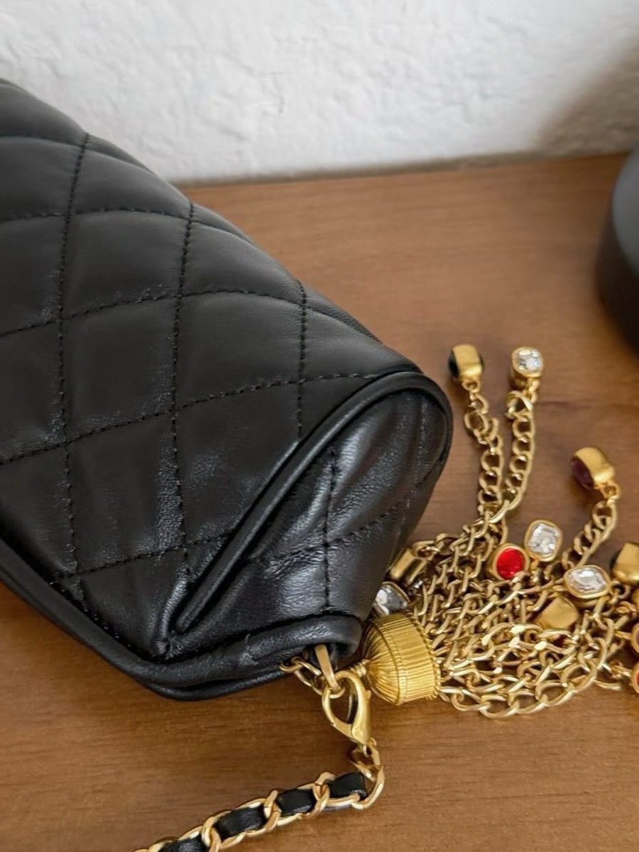 CHAIN QUILT MINI BAG 2497