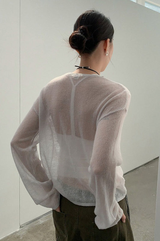 SEE THROUGH SUMMER KNIT 2298