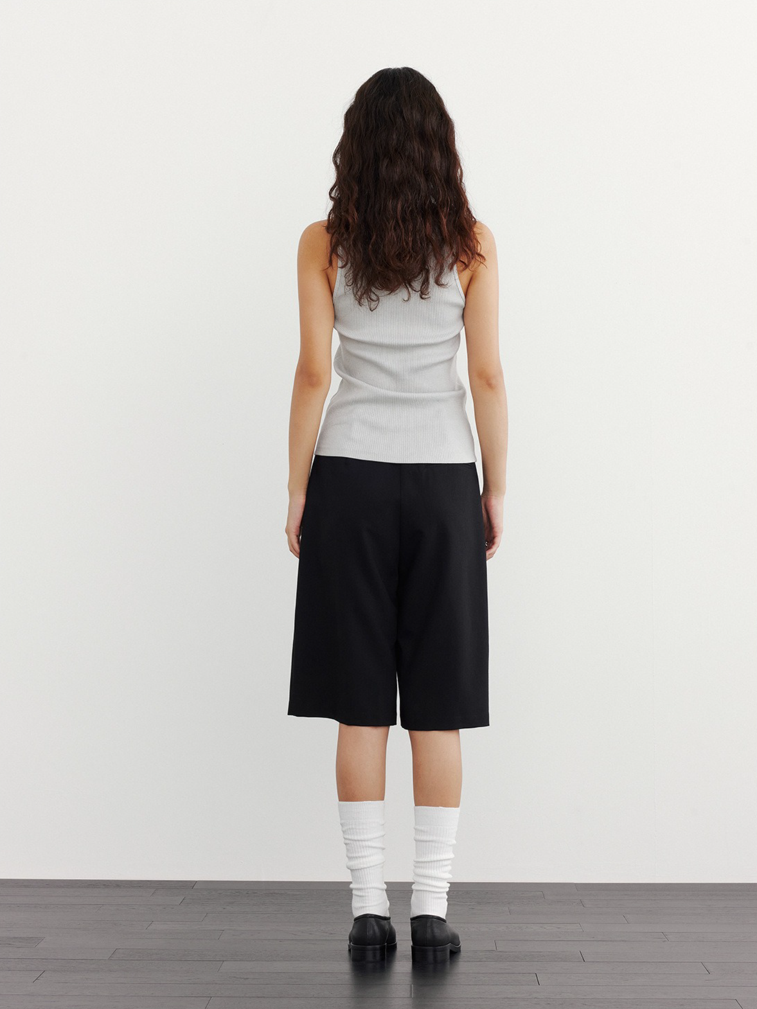 FLAT FRONT HALF PANTS 2118