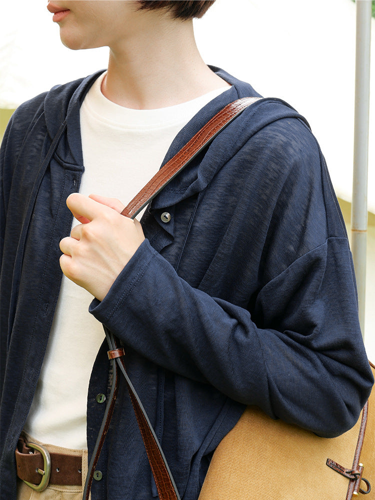 フード付きカーディガン 2081