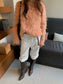SHAGGY CREW KNIT 2499