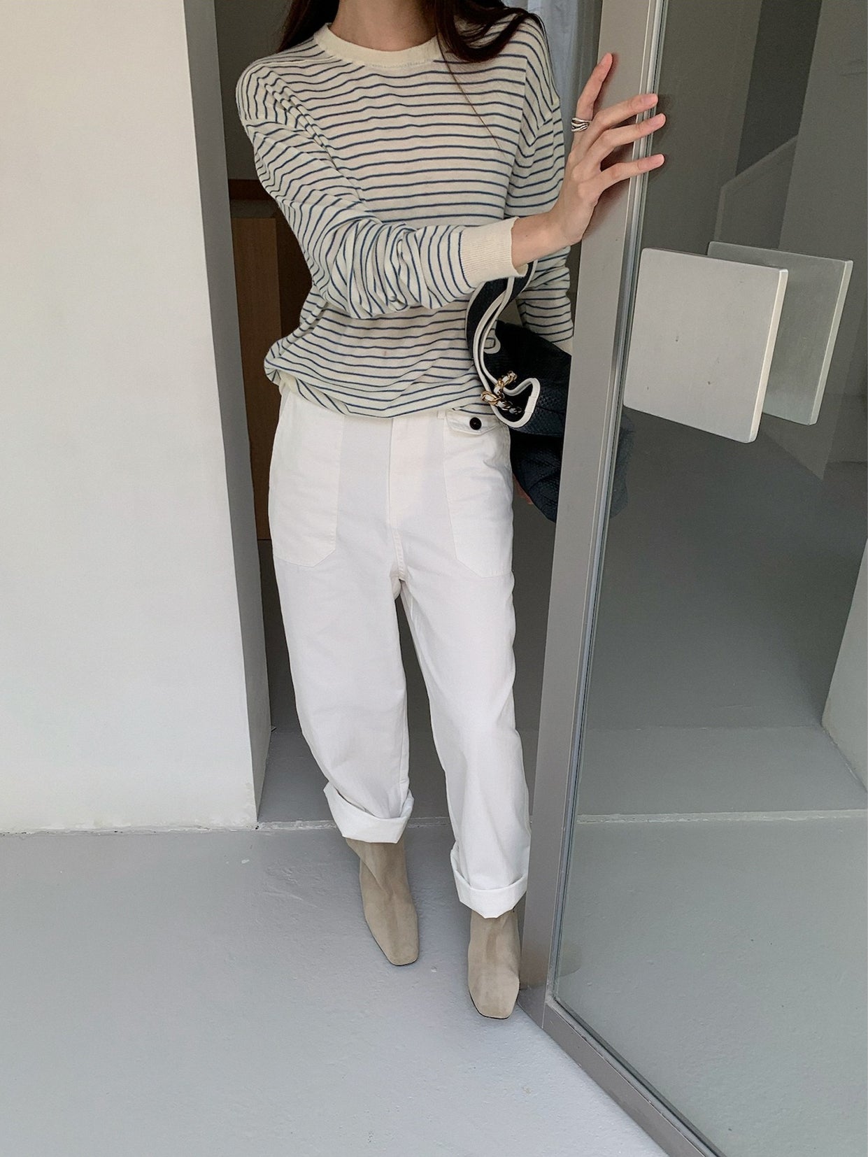 RELAXED WOOL-BLEND KNIT 2463