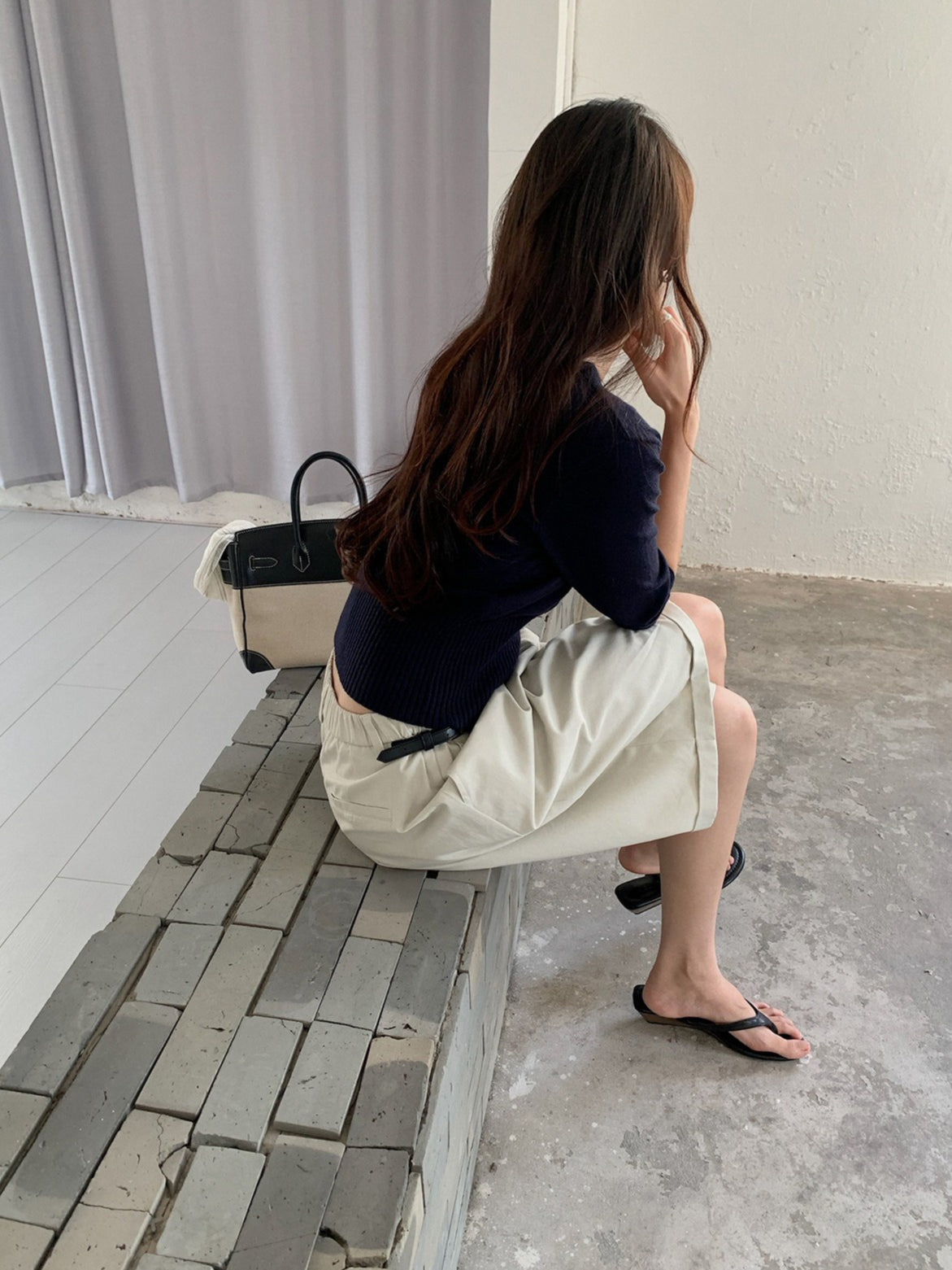 HIGH-WAIST CARDIGAN 2455