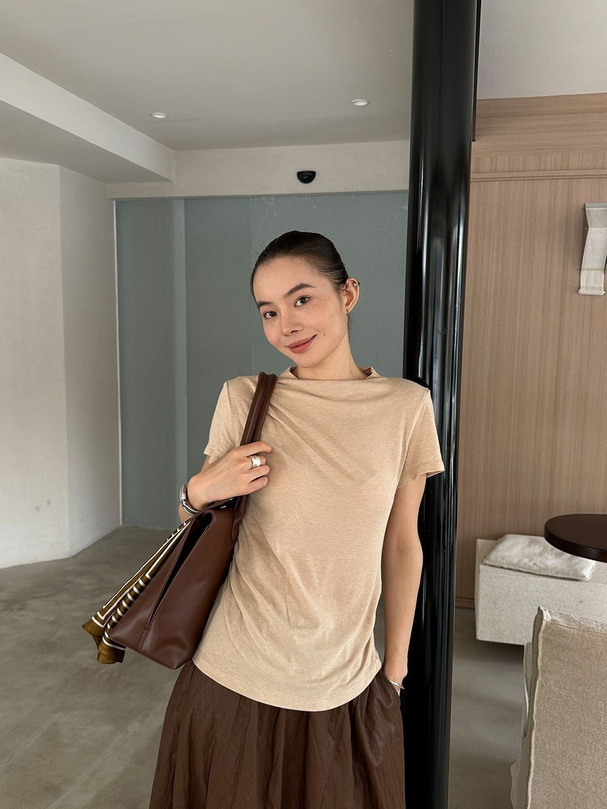 MINIMAL MOCK NECK TOP 2484