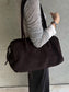 SUEDE WIDE BOSTON BAG 2495