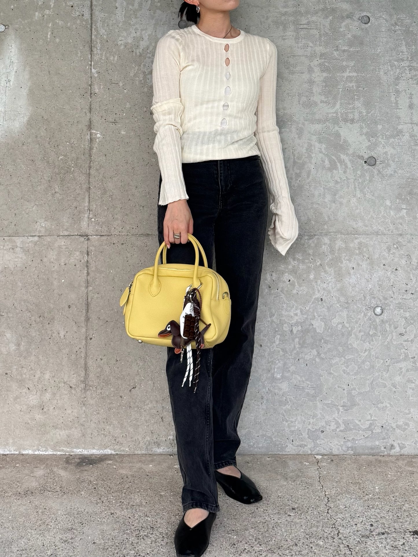 2WAY DOUBLE ZIP MINI BOSTON BAG 2351