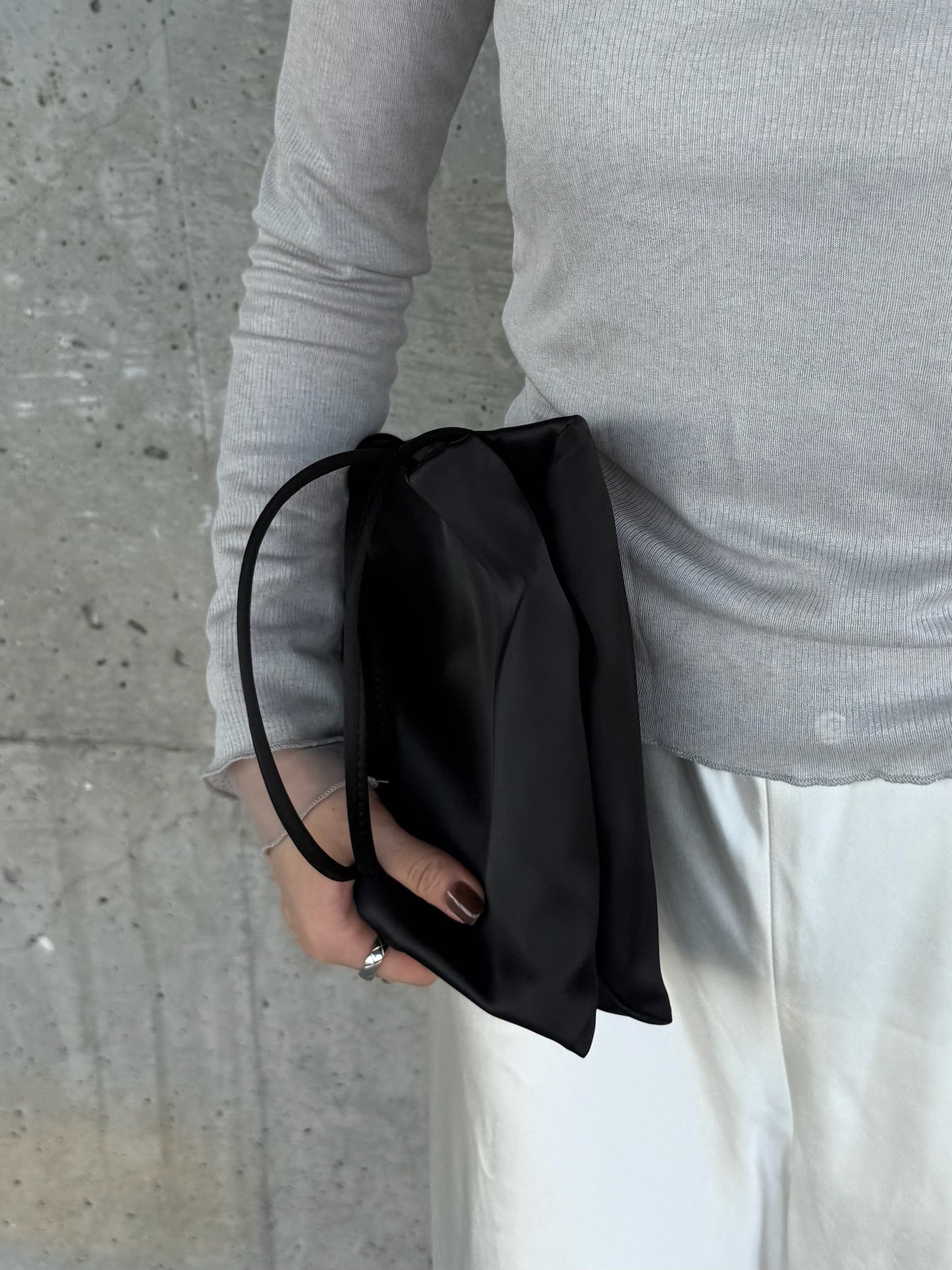 SATIN MINI TOTE BAG 2517