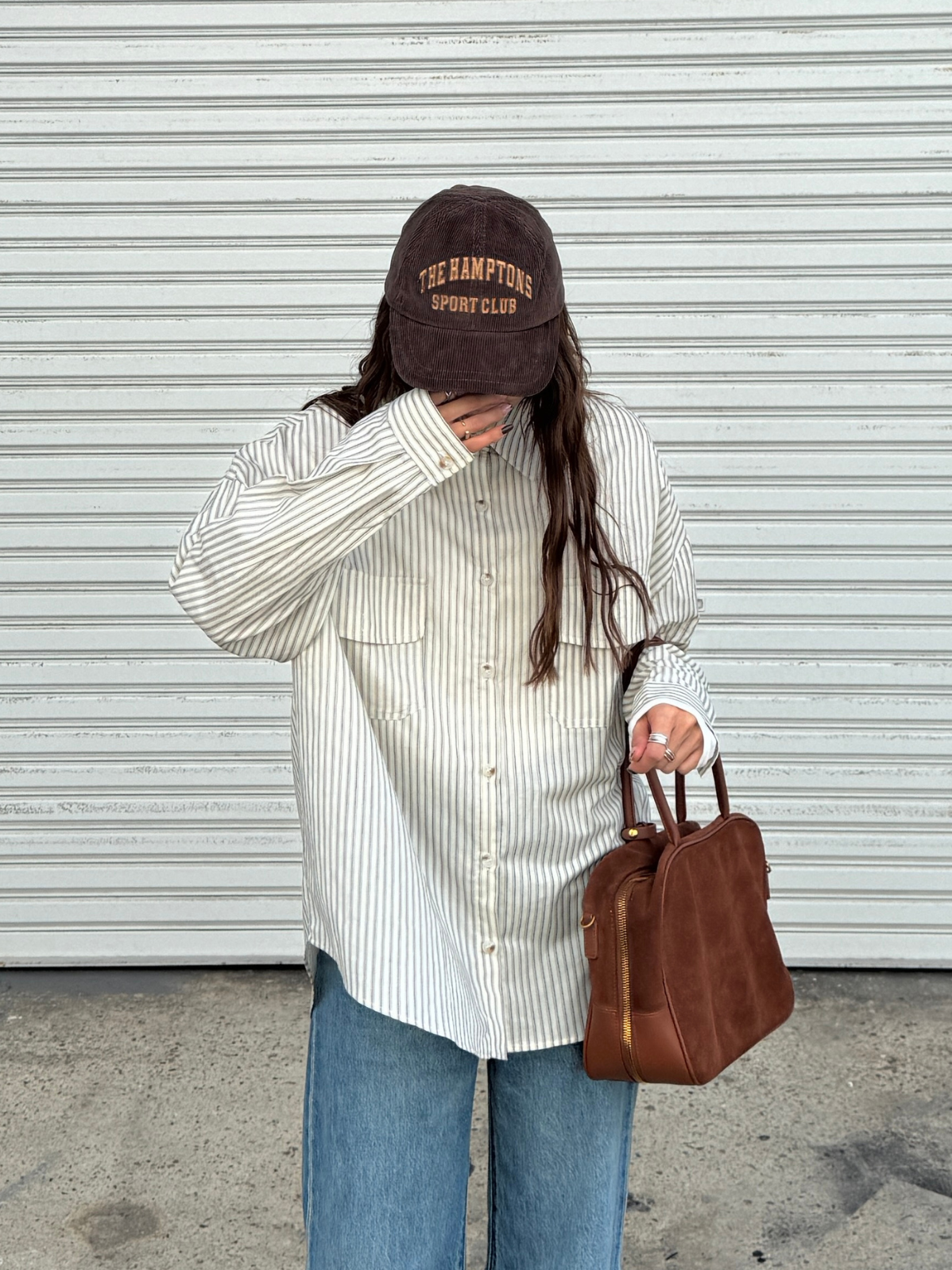 NUANCE STRIPE SHIRT × chiiica04