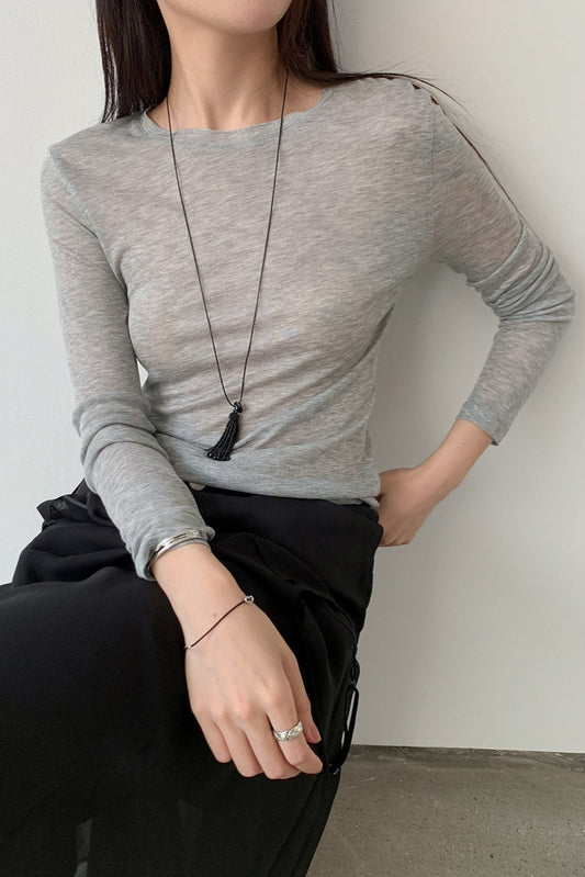 MULTI COLOR SHEER TOP 2307