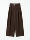 BELTED WIDE PANTS 2483