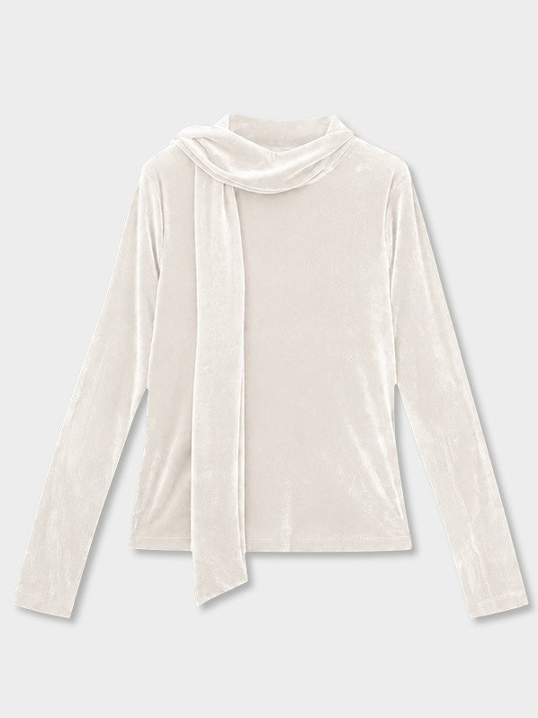 VELVET TIE TOP 2476