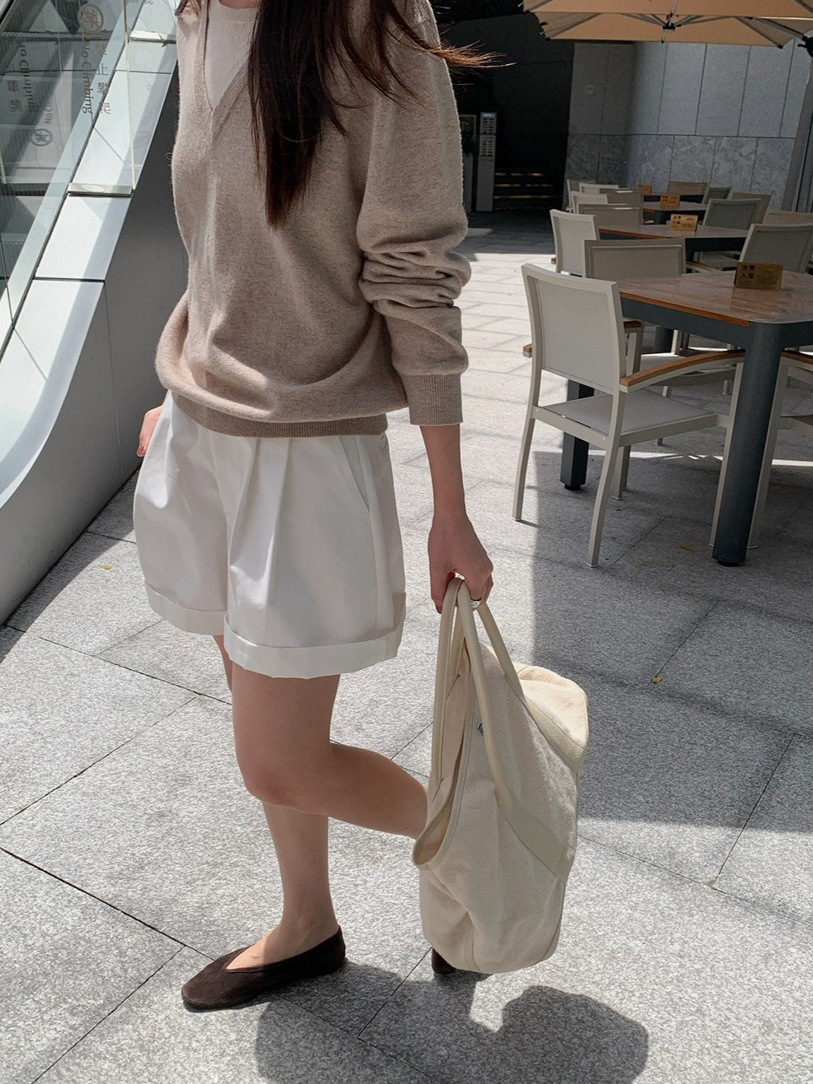 LAYERED-LOOK MINIMAL KNIT 2454