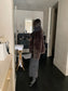 FLUFFY ECO FUR COAT 2501