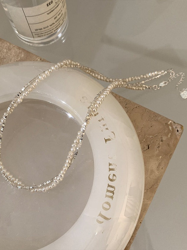 LAYERED PEARL NECKLACE 2504