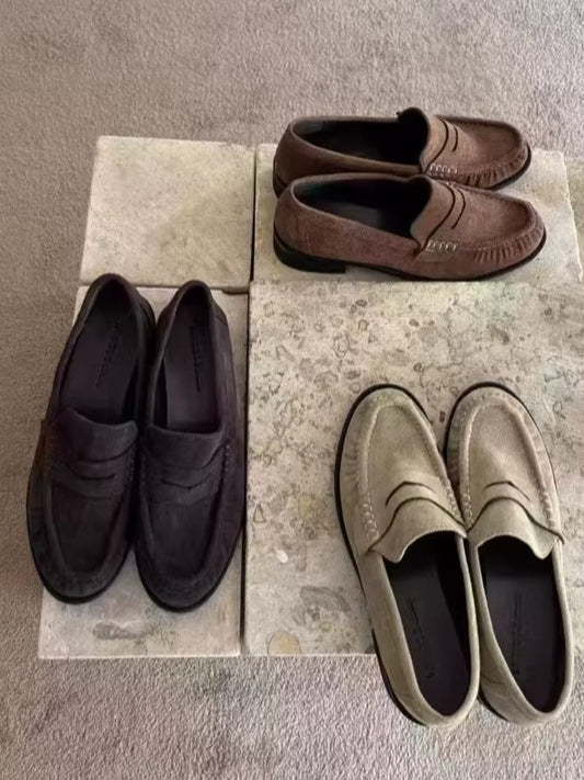 ベーシックラウンドトゥローファー 2324