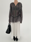 SHEER TIE-NECK BLOUSE 2131