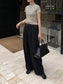 BELTED WIDE PANTS 2483