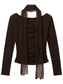 ASYM SHEER TIE TOP 2487