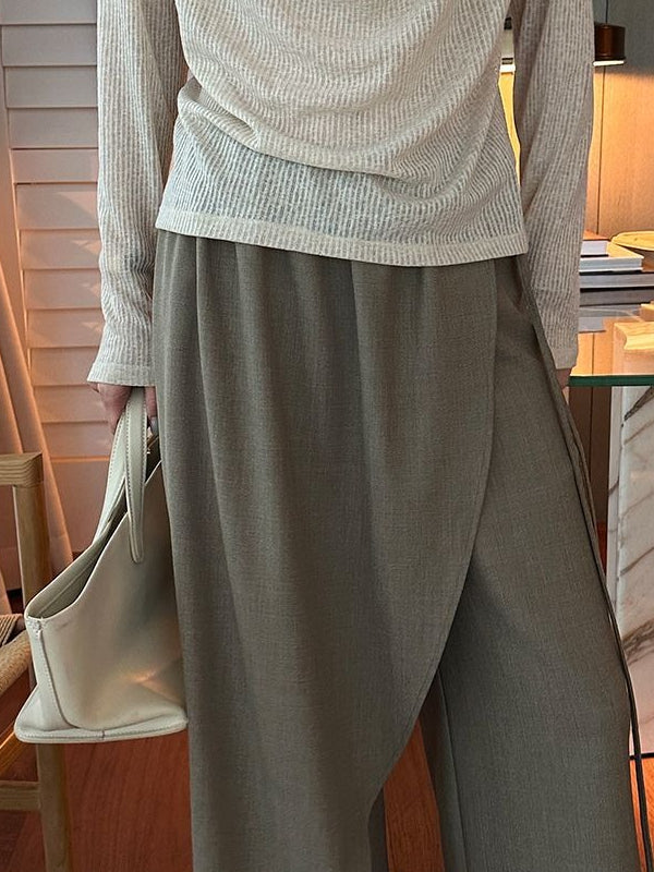 LAYERED SKIRT WIDE PANTS 2512