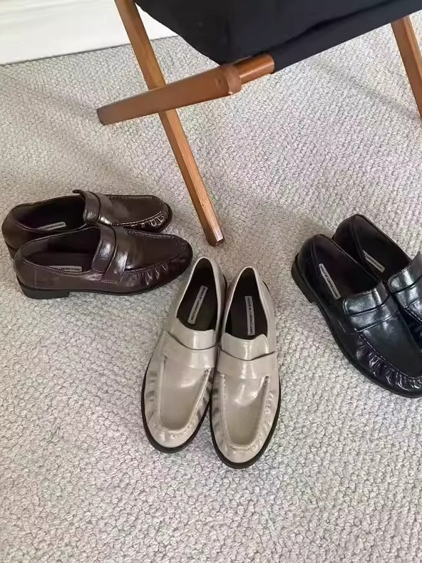 シャーリングローファー 2322