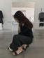 LAYERED-LOOK MINIMAL KNIT 2454