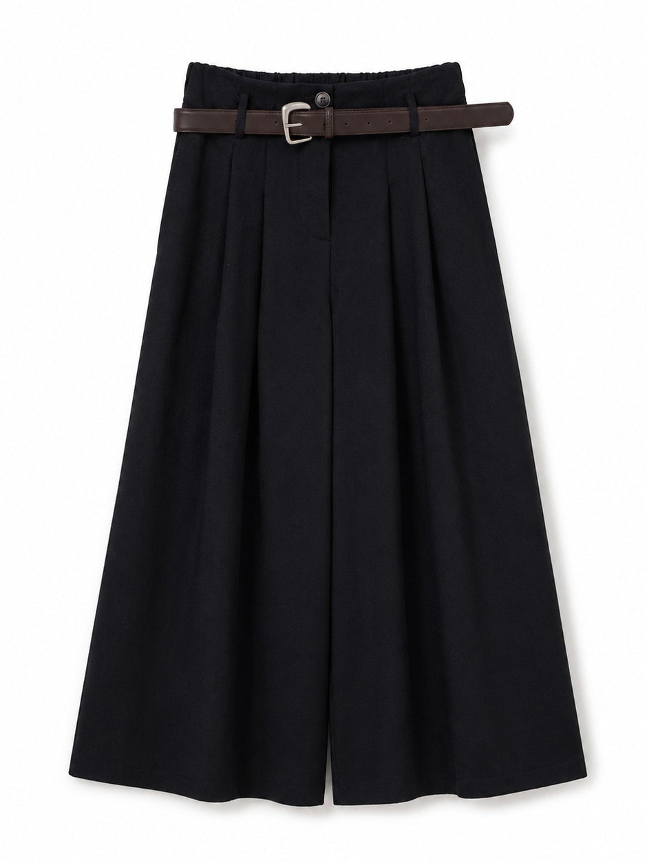 BELTED WIDE PANTS 2483