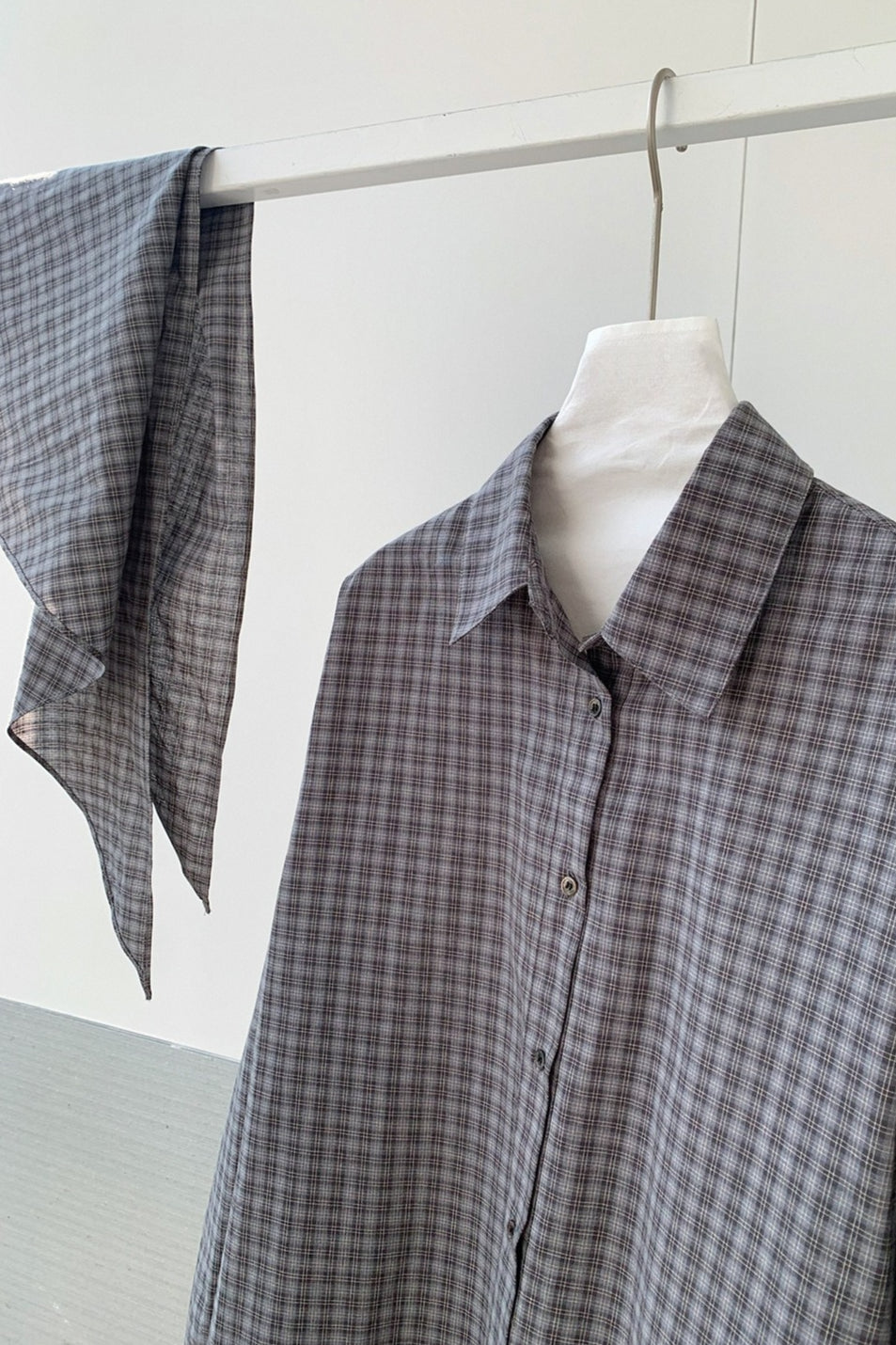 SCARF SET TARTAN SHIRT 2318