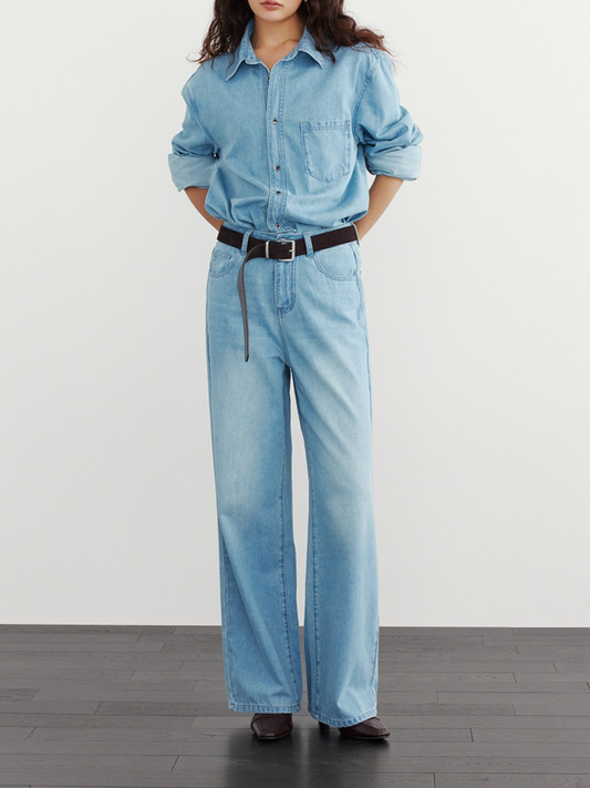 STRAIGHT SOFT-WASH DENIM 2134