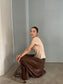 WASHER LEATHER SKIRT 2485