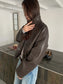 VEGAN LEATHER COCOON JACKET 2459