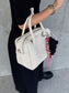 2WAY DOUBLE ZIP MINI BOSTON BAG 2351