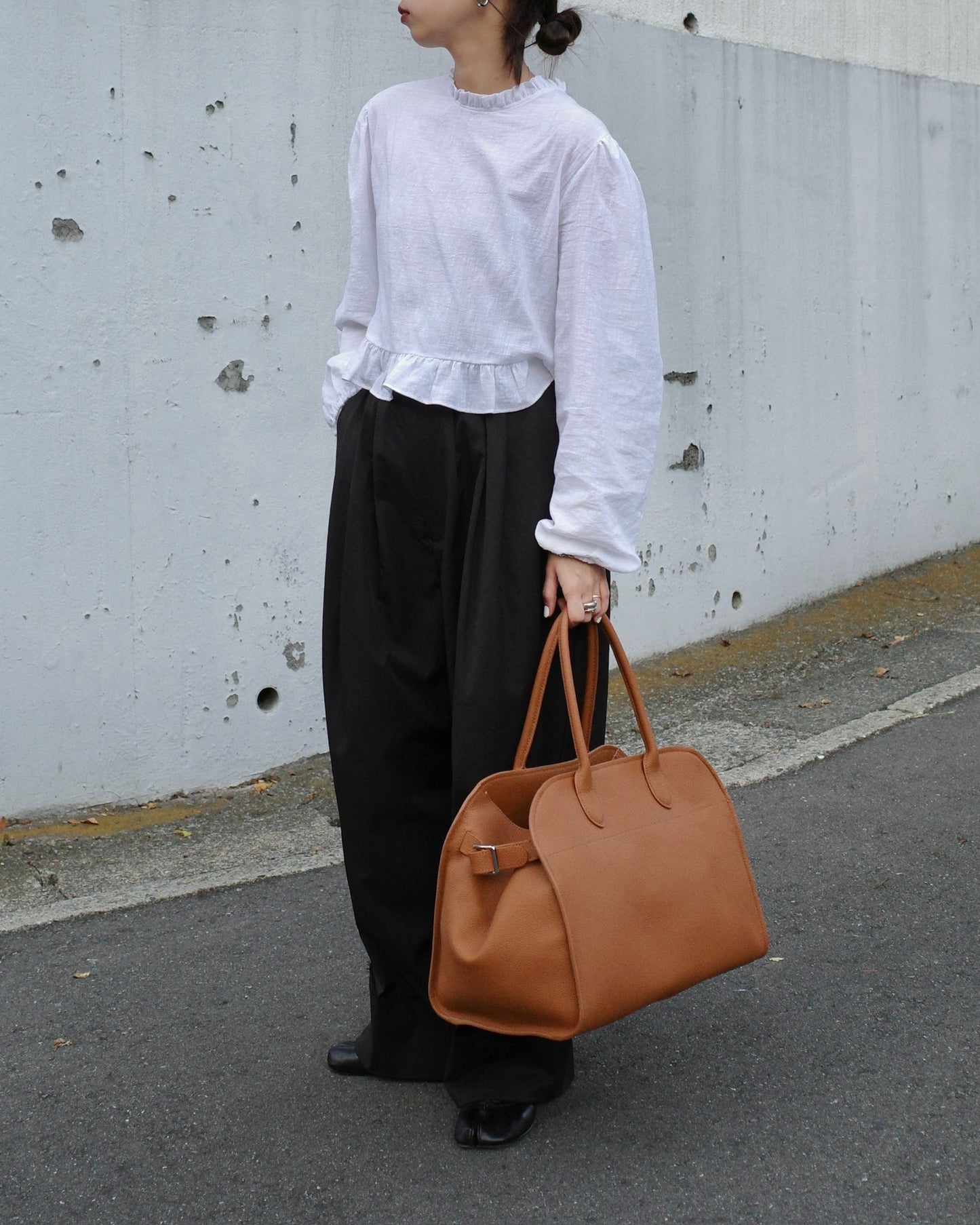 【予約商品】ベルトボストンバッグ(ラージ) 1425 ※12月中旬順次発送(Blackのみ)