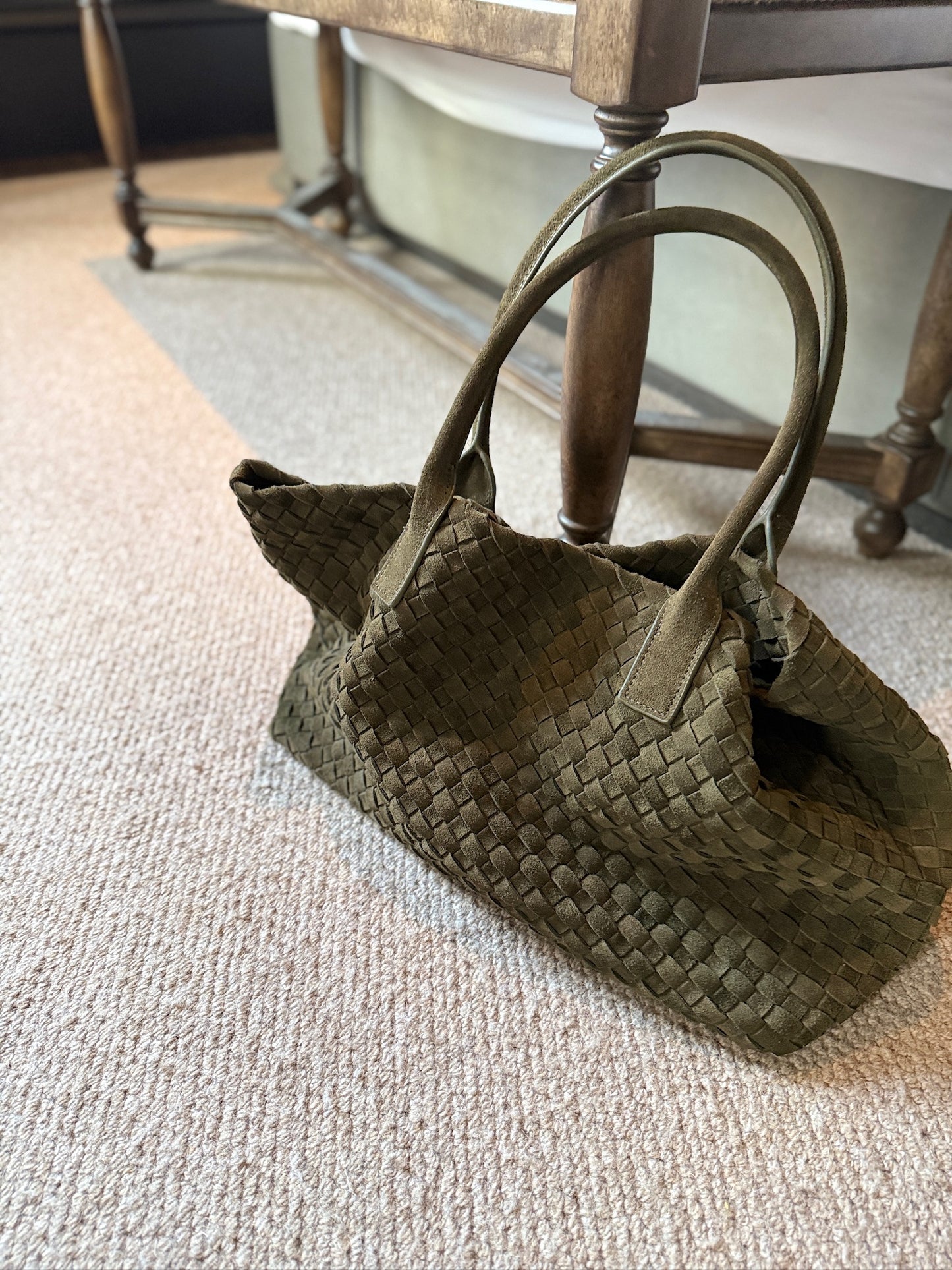 スエードレザーバッグ 2216