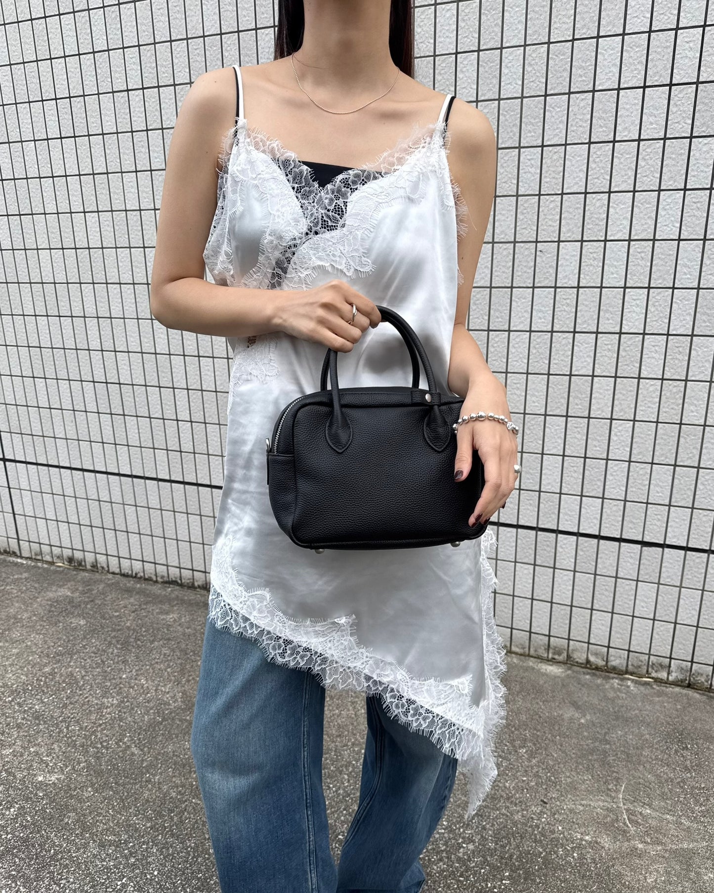 2wayダブルジップミニボストンバッグ 2351