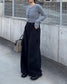 STRAIGHT WIDE PANTS 2222