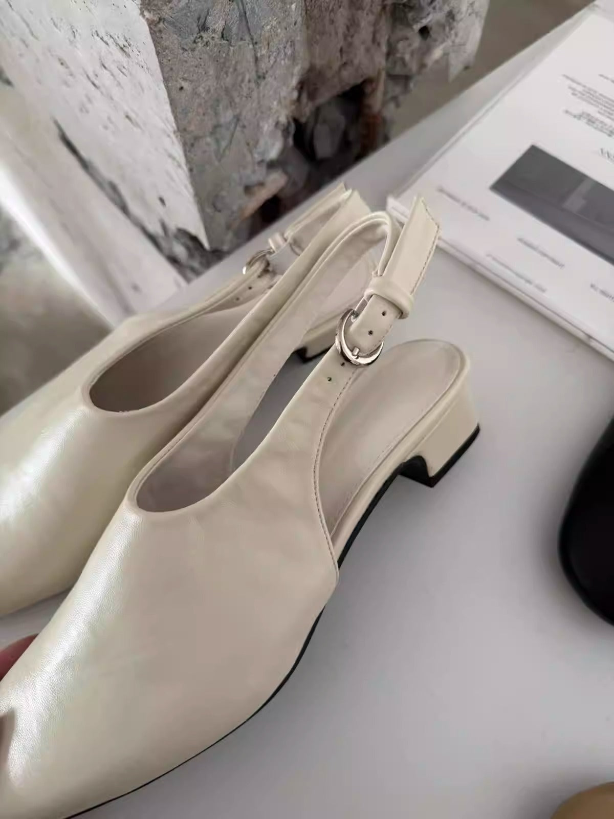 バックストラップフラットシューズ 2325