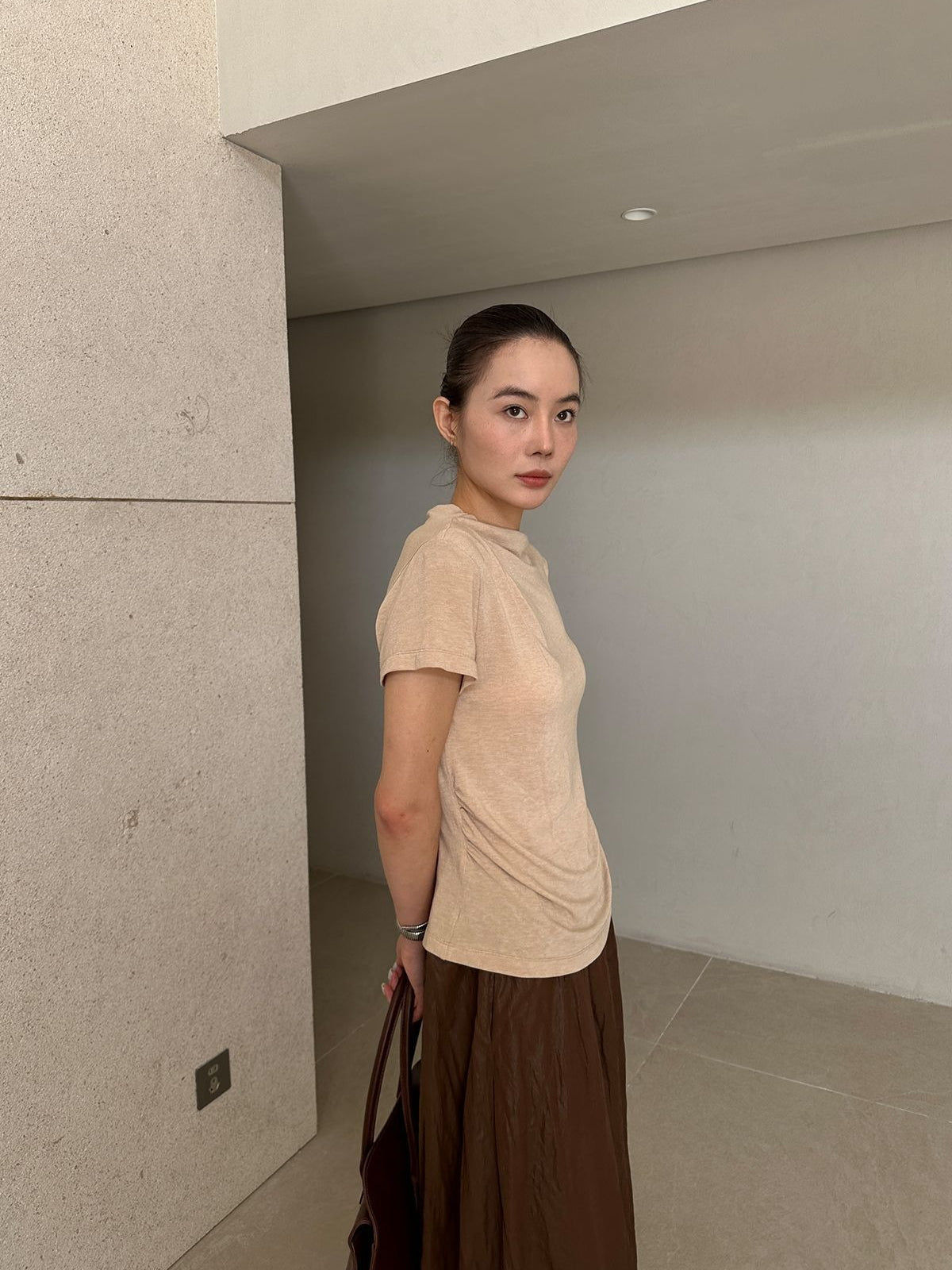 MINIMAL MOCK NECK TOP 2484