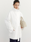 OVERSIZED STAND COLLAR COAT 2128