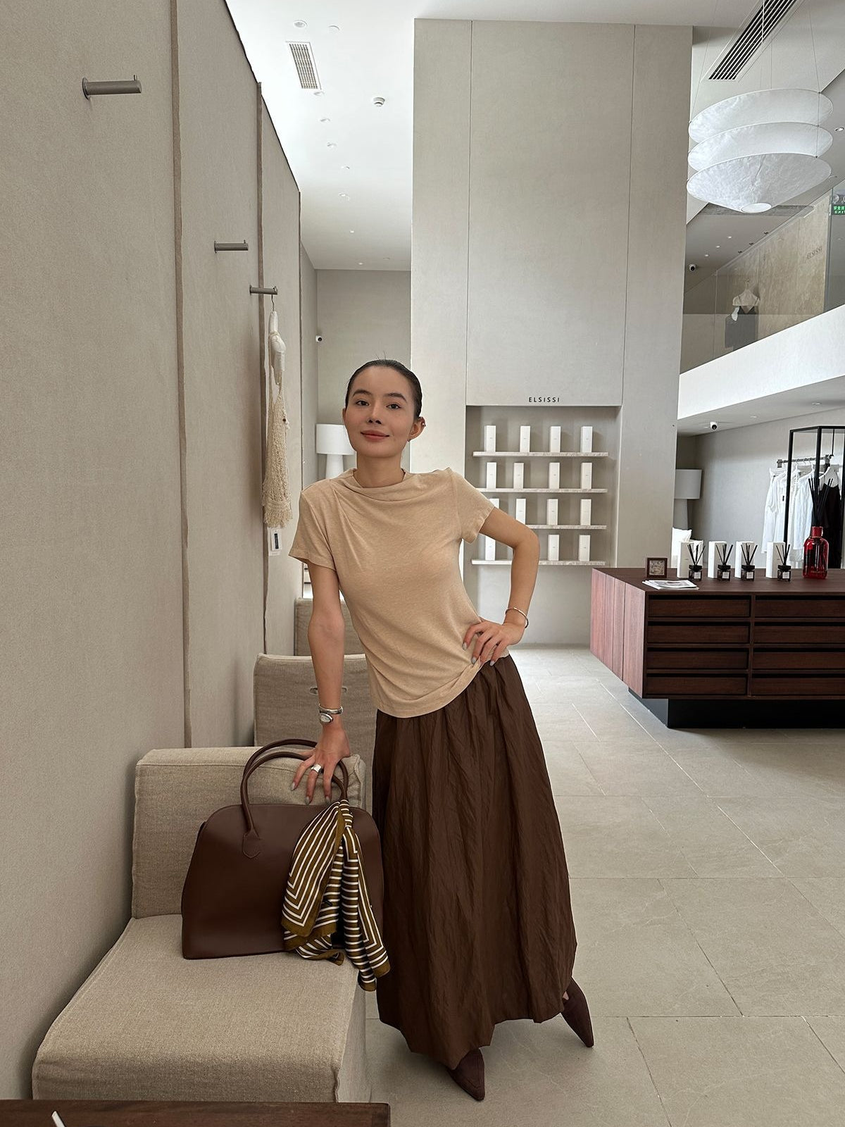 WASHER LEATHER SKIRT 2485