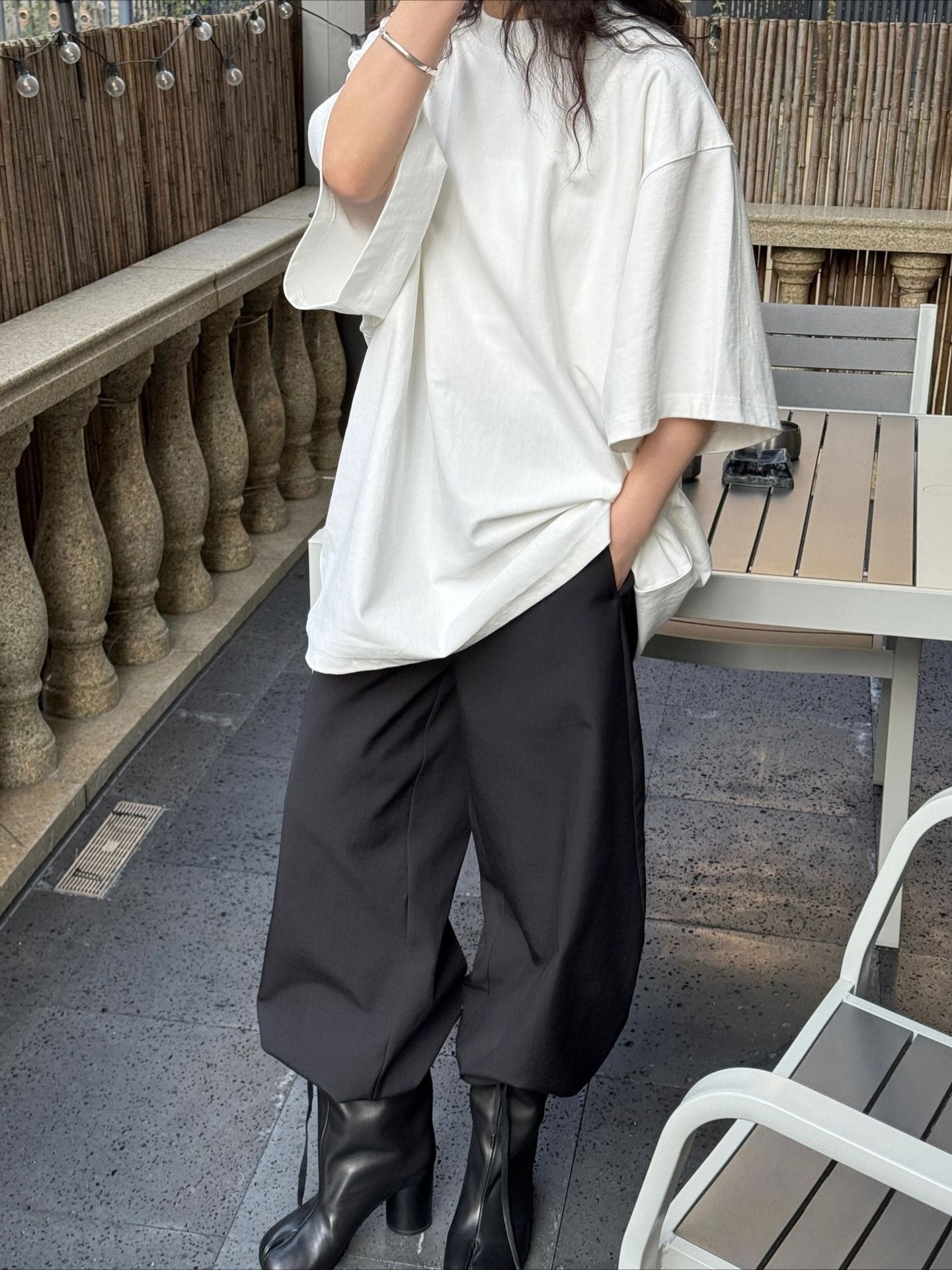 オーバーシンプルTシャツ 2429