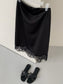SILKY LACE FRENCH SKIRT 2452