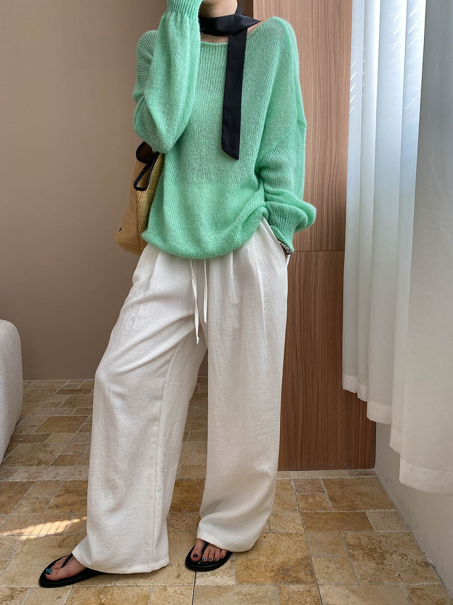 ギャザーワイドパンツ 2440
