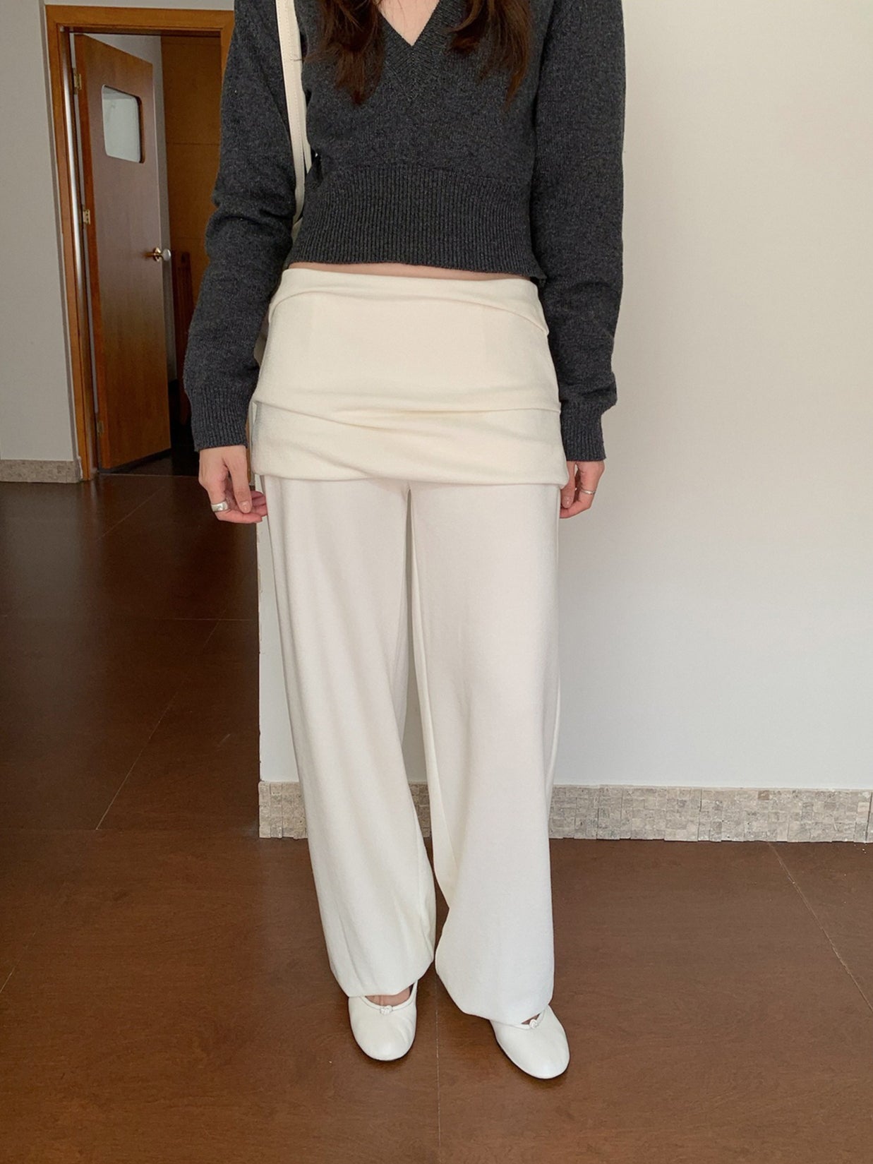 LAYERED KNIT JOGGERS 2466